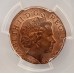 GREAT BRITAIN UK 2000 . TWO 2 PENCE COIN . MINT ERROR . STRUCK ON 1P PLAN